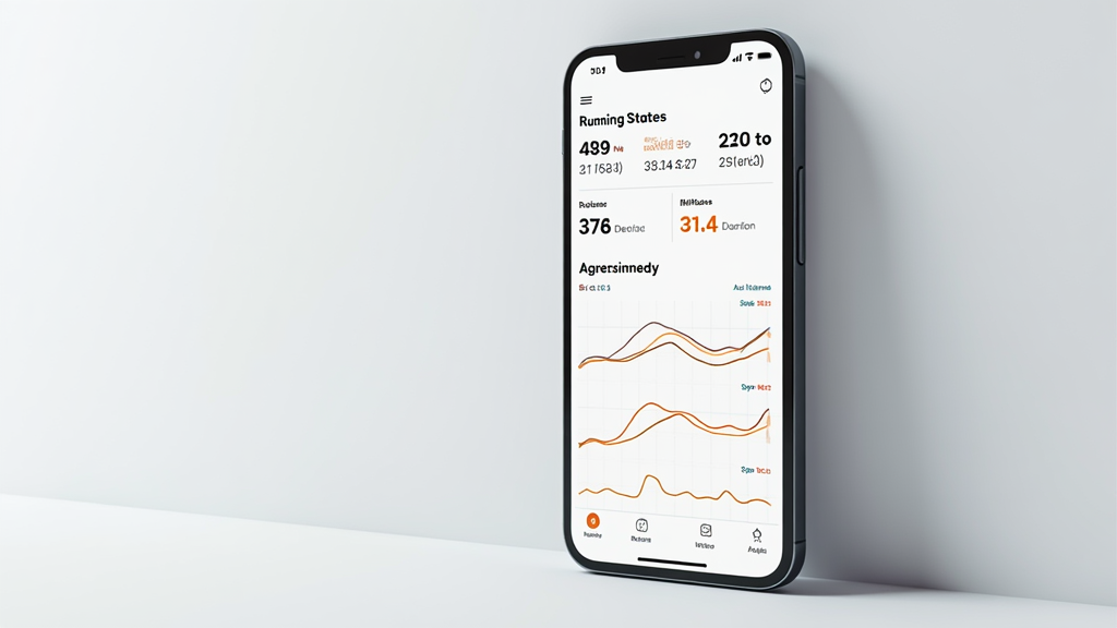 Running journal app interface
